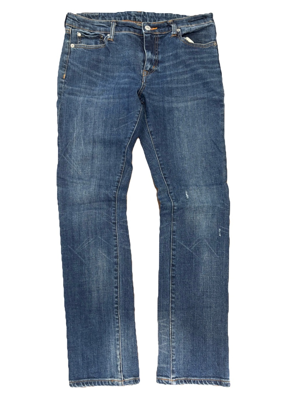 Denim & Supply Ralph Lauren Men’s  Straight-Leg Jeans in Medium Blue Wash